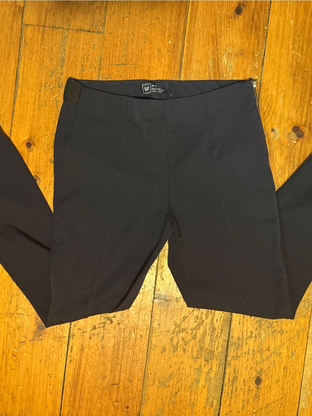 GAP Women's Navy High-Rise Skinny Ponte Pants